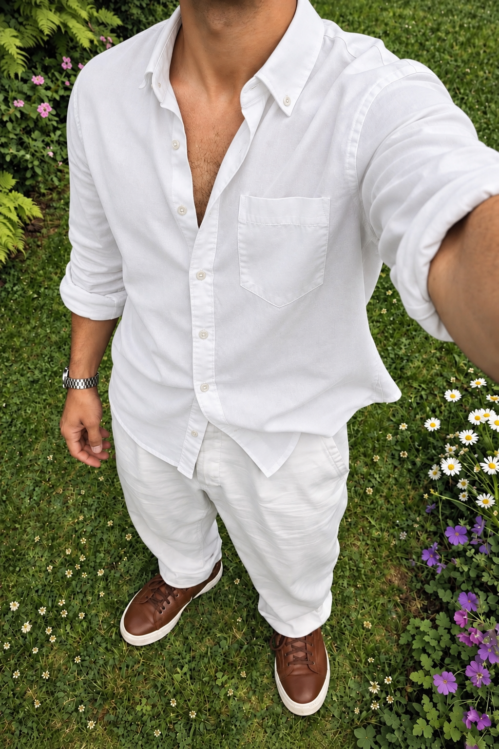 Premium Vault Essential White Oxford Shirt