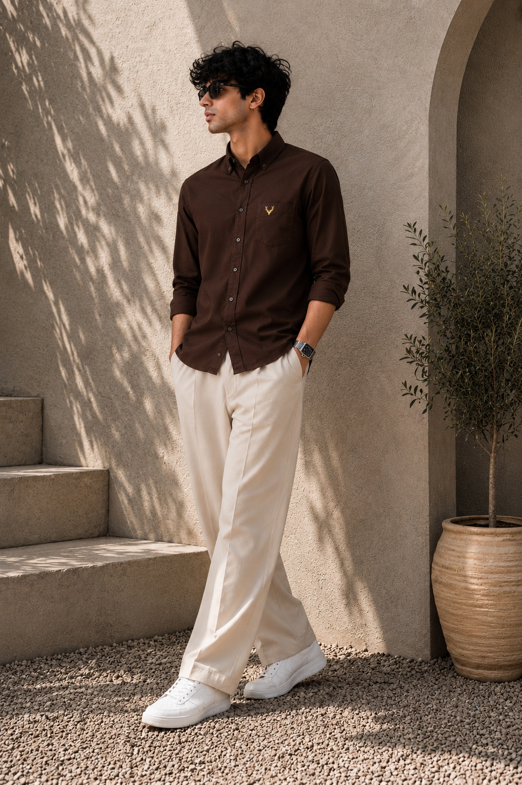 Premium Vault Essential White Oxford Shirt thumbnail 5
