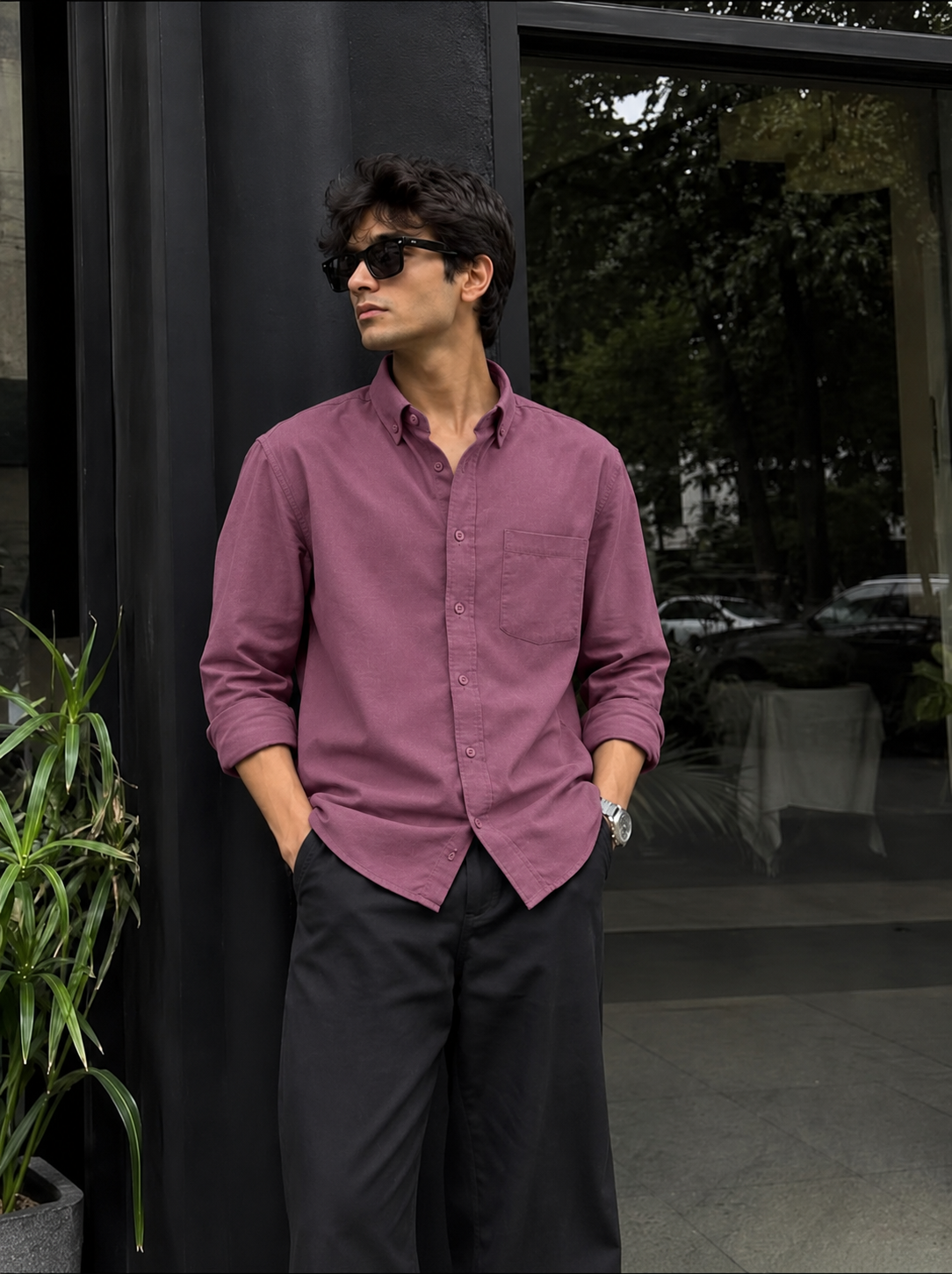 Premium Vault Classic Mauve Oxford Shirt