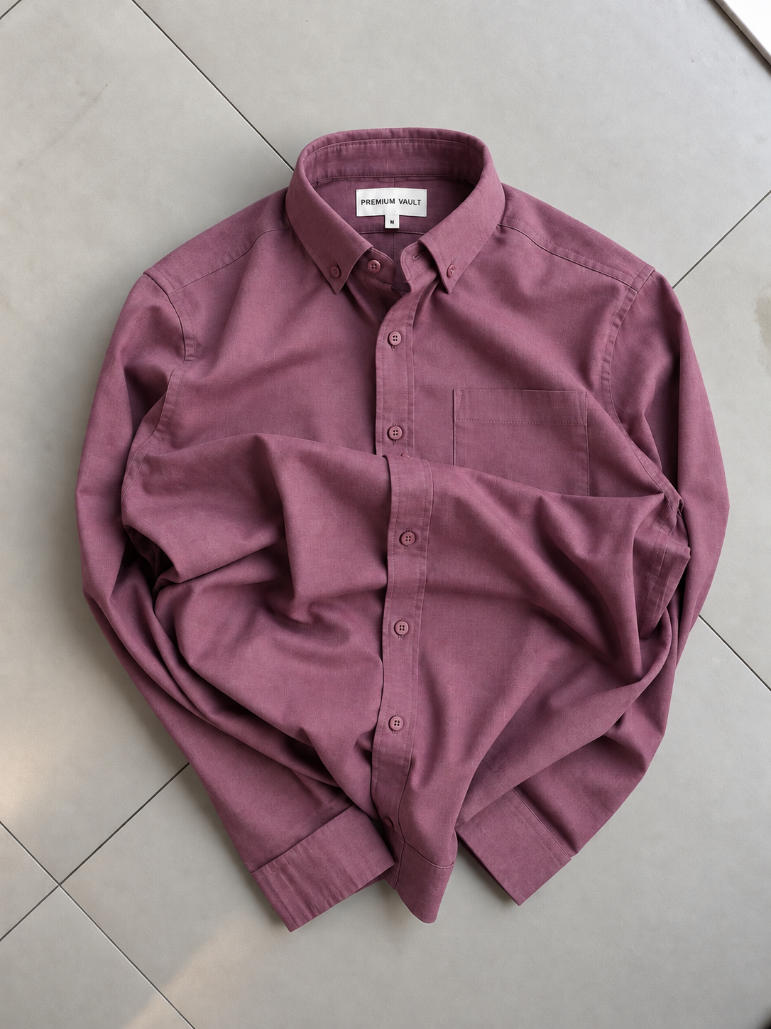 Premium Vault Classic Mauve Oxford Shirt thumbnail 3