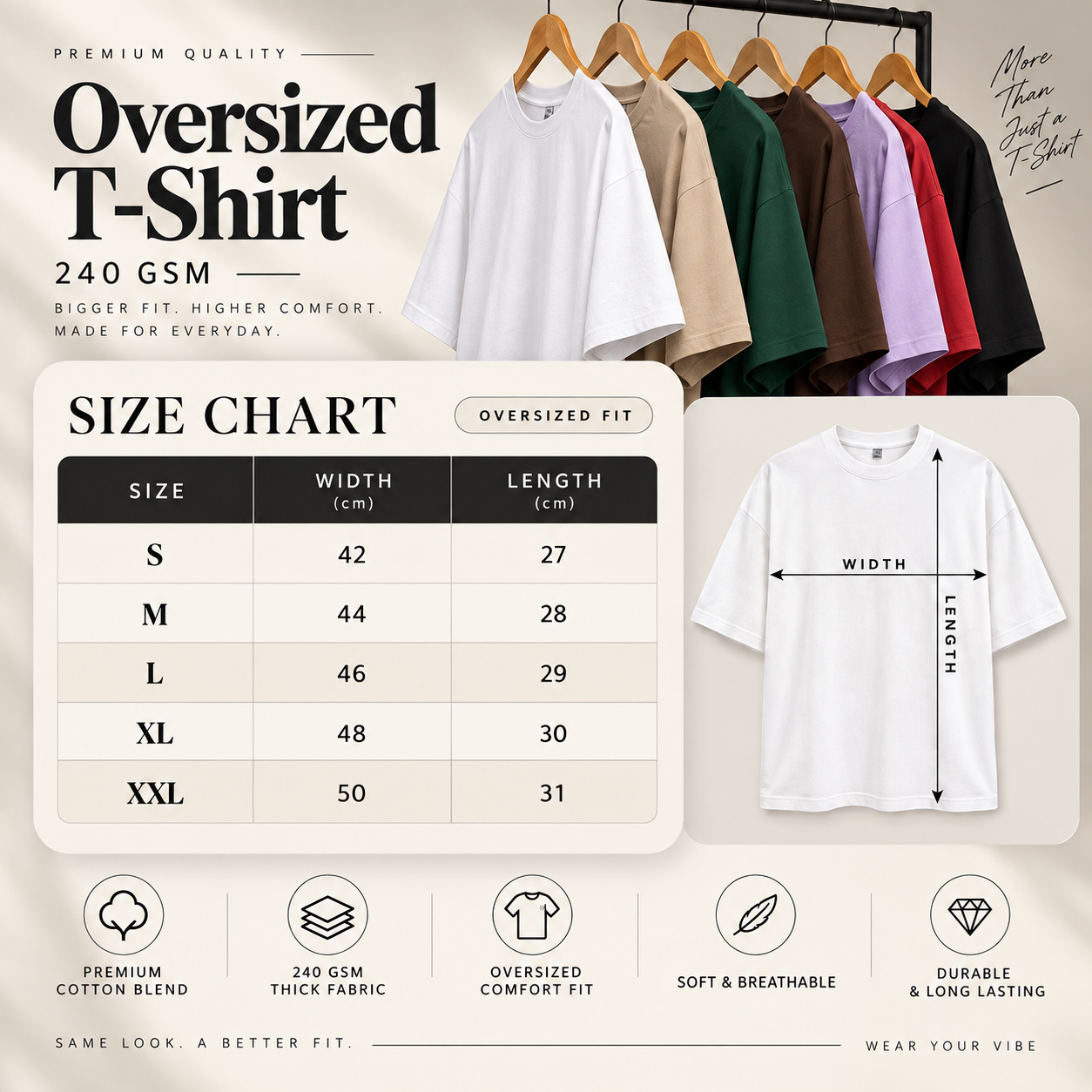 Mustang Classic Car Graphic Oversized T-Shirt thumbnail 3