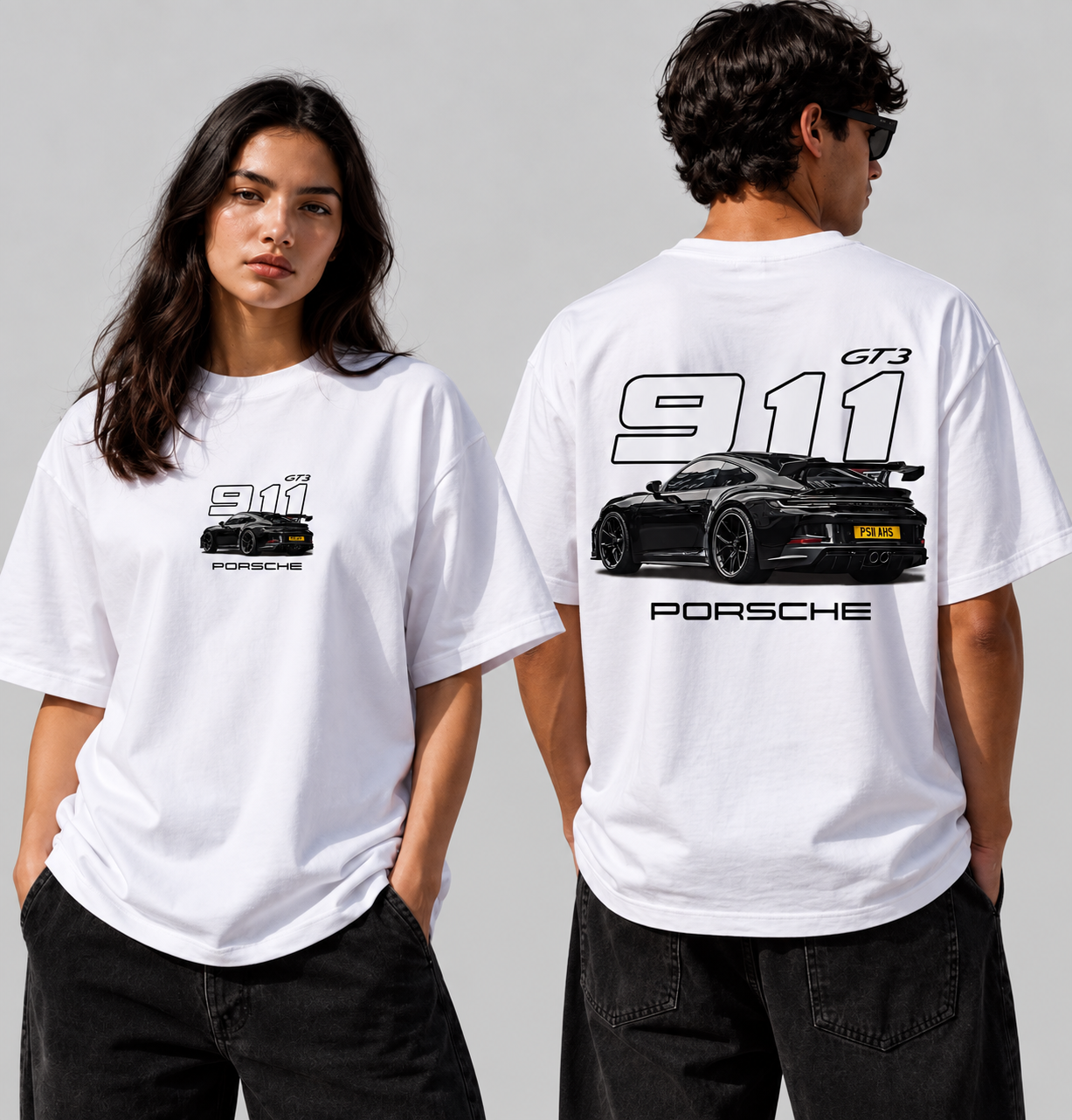 911 GT3 Performance Car Oversized T-Shirt